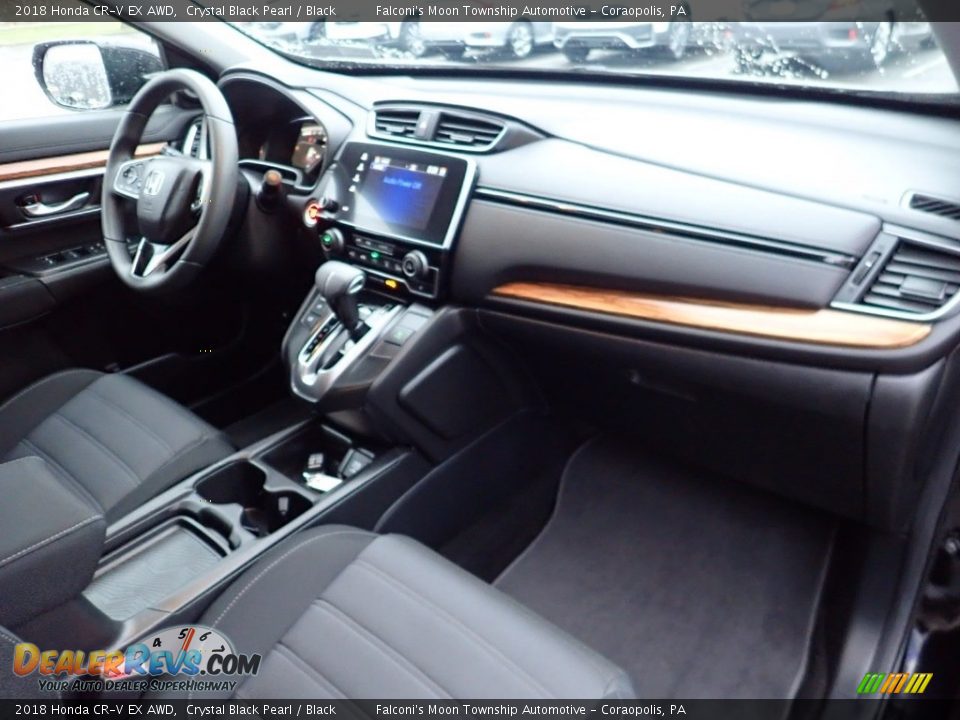 2018 Honda CR-V EX AWD Crystal Black Pearl / Black Photo #12