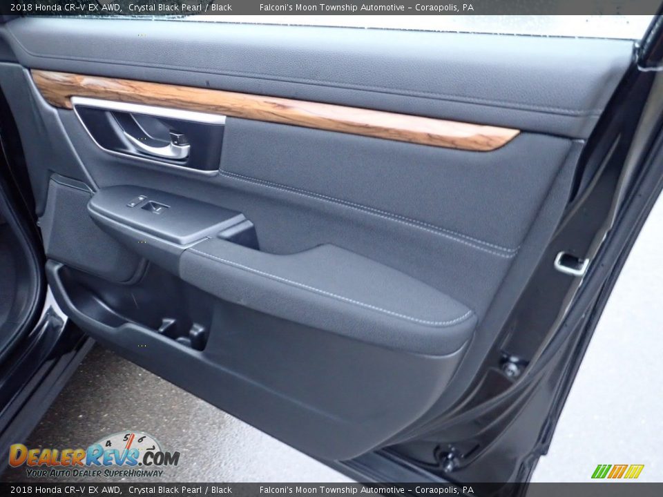 2018 Honda CR-V EX AWD Crystal Black Pearl / Black Photo #13