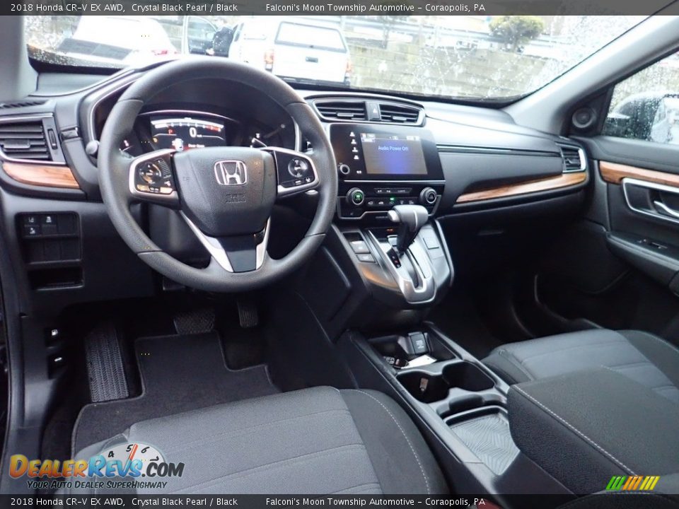 2018 Honda CR-V EX AWD Crystal Black Pearl / Black Photo #17