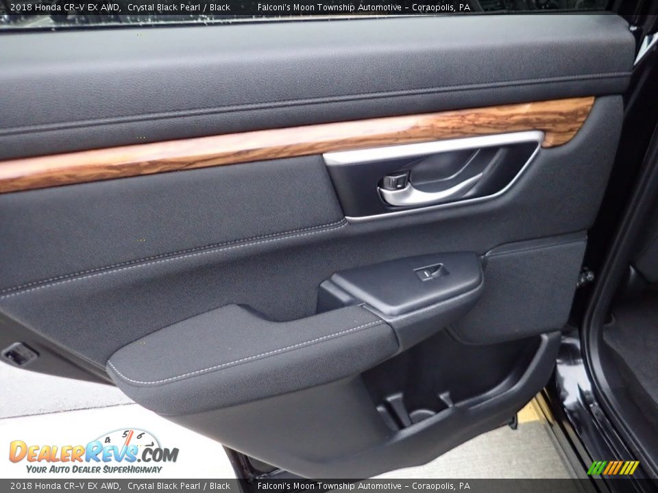 2018 Honda CR-V EX AWD Crystal Black Pearl / Black Photo #18