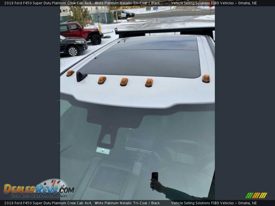 2019 Ford F450 Super Duty Platinum Crew Cab 4x4 White Platinum Metallic Tri-Coat / Black Photo #2