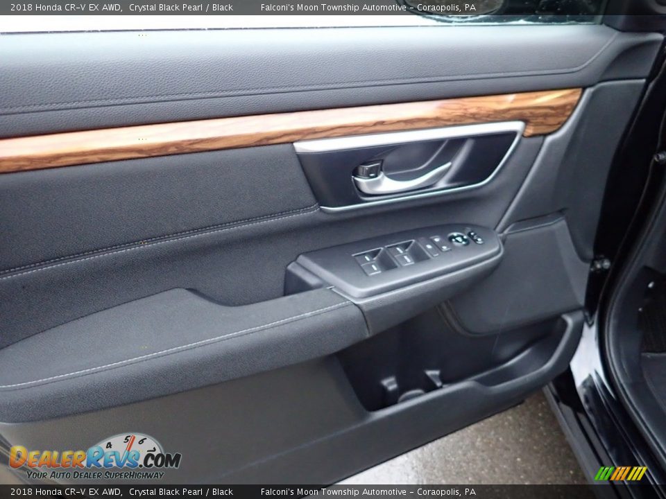 2018 Honda CR-V EX AWD Crystal Black Pearl / Black Photo #19