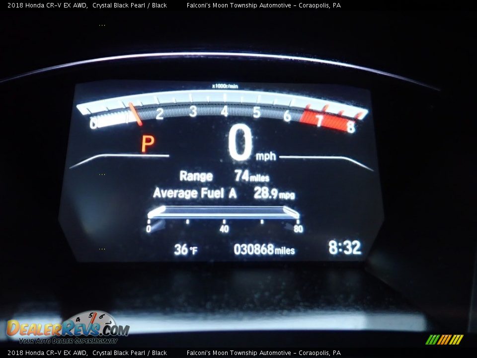 2018 Honda CR-V EX AWD Crystal Black Pearl / Black Photo #24