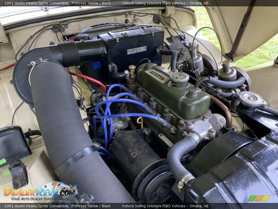 1961 Austin Healey Sprite Convertible 948cc OHV 8-Valve 4 Cylinder Engine Photo #2