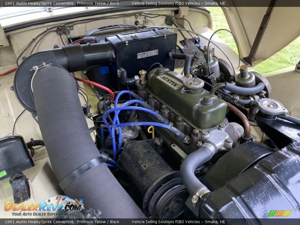 1961 Austin Healey Sprite Convertible 948cc OHV 8-Valve 4 Cylinder Engine Photo #2