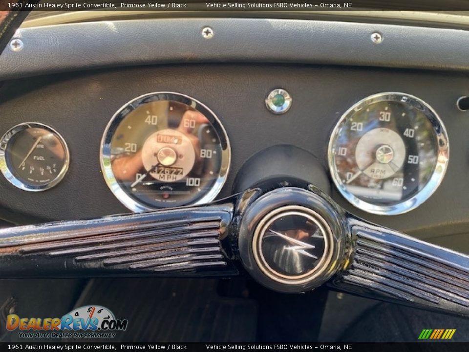 1961 Austin Healey Sprite Convertible Gauges Photo #3