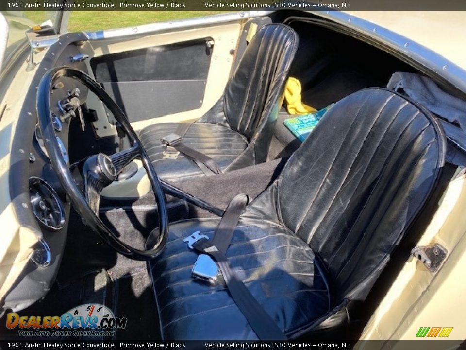 Front Seat of 1961 Austin Healey Sprite Convertible Photo #5