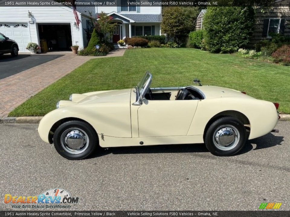 Primrose Yellow 1961 Austin Healey Sprite Convertible Photo #7