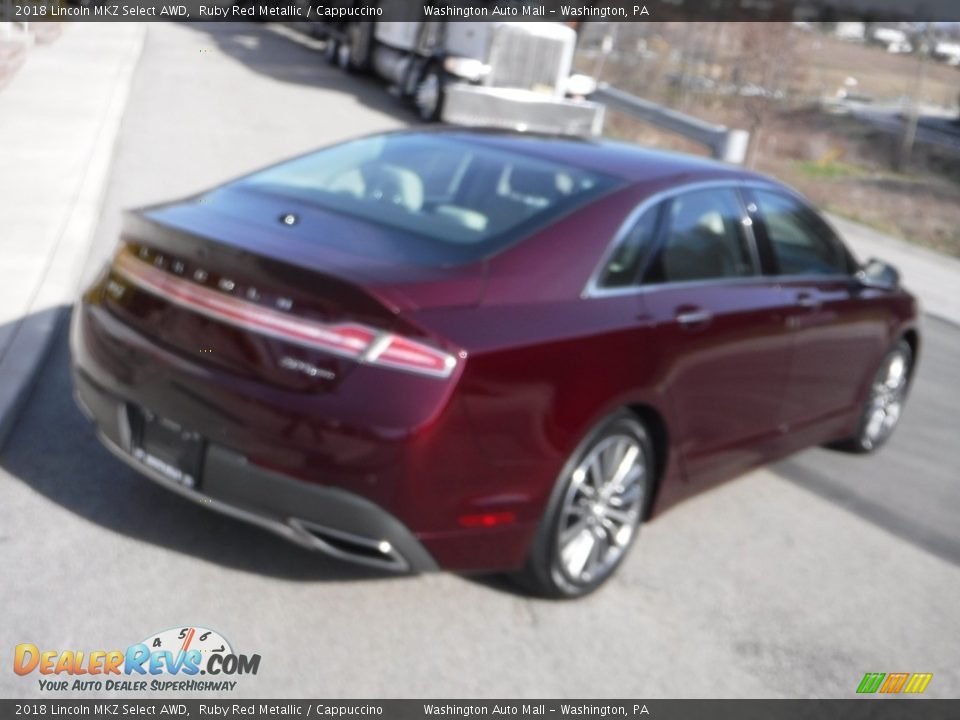 2018 Lincoln MKZ Select AWD Ruby Red Metallic / Cappuccino Photo #16