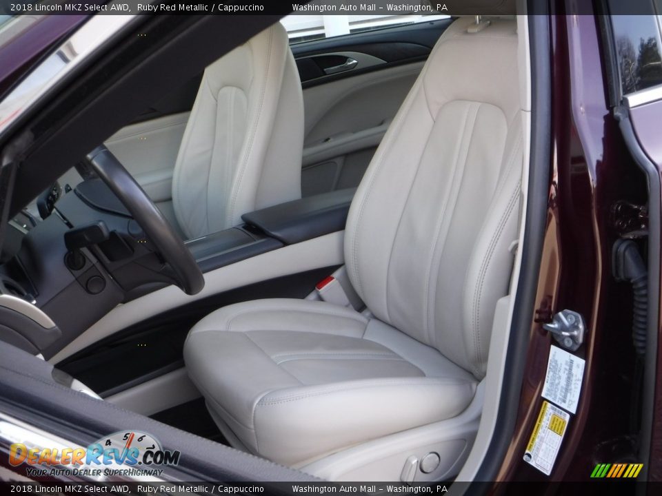 Front Seat of 2018 Lincoln MKZ Select AWD Photo #22