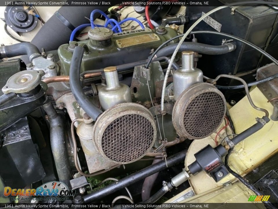 1961 Austin Healey Sprite Convertible 948cc OHV 8-Valve 4 Cylinder Engine Photo #21