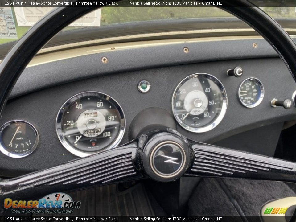 1961 Austin Healey Sprite Convertible Gauges Photo #32