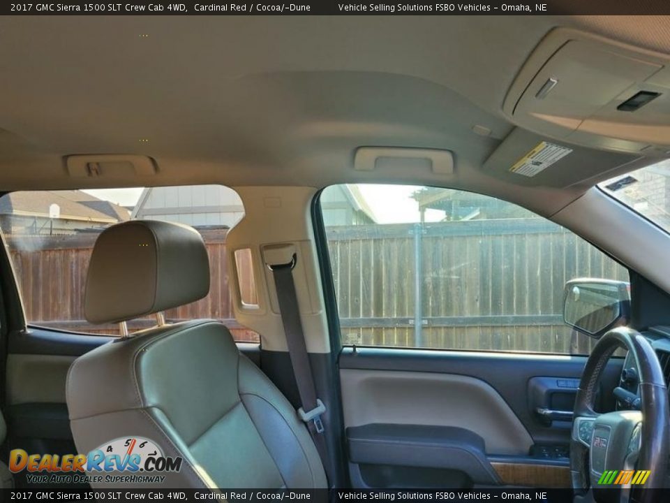 2017 GMC Sierra 1500 SLT Crew Cab 4WD Cardinal Red / Cocoa/­Dune Photo #3