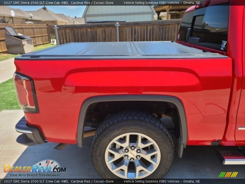 2017 GMC Sierra 1500 SLT Crew Cab 4WD Cardinal Red / Cocoa/­Dune Photo #9