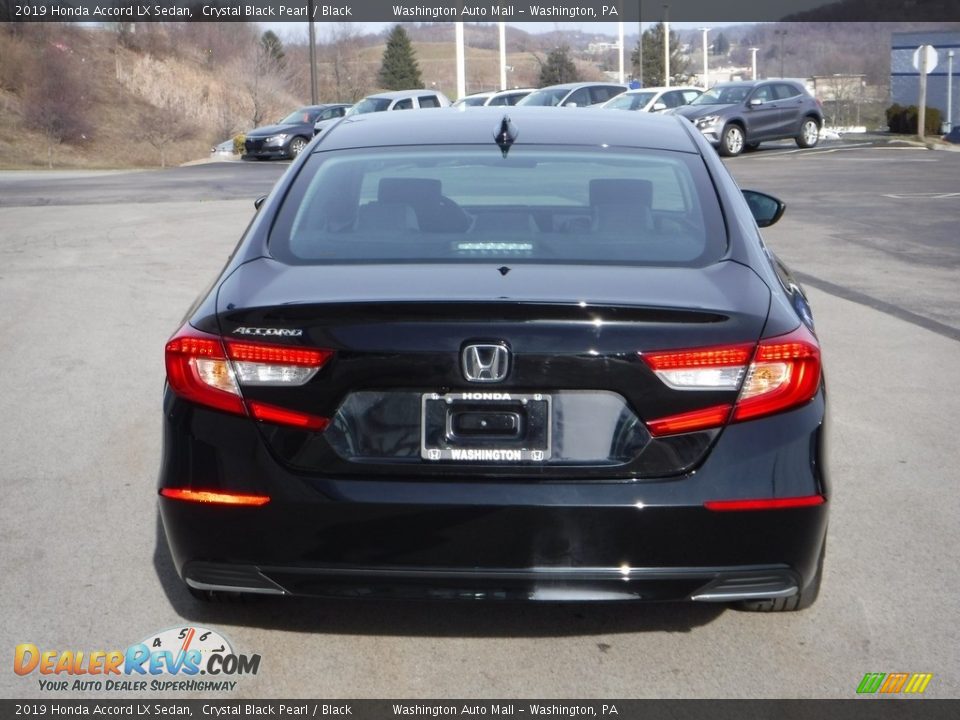 2019 Honda Accord LX Sedan Crystal Black Pearl / Black Photo #8