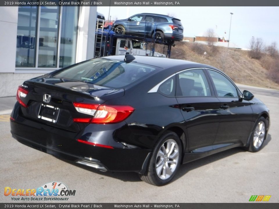 2019 Honda Accord LX Sedan Crystal Black Pearl / Black Photo #9