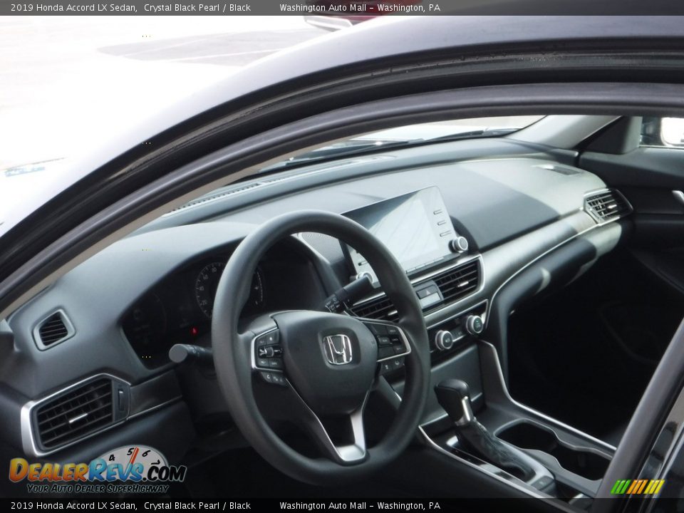 2019 Honda Accord LX Sedan Crystal Black Pearl / Black Photo #10