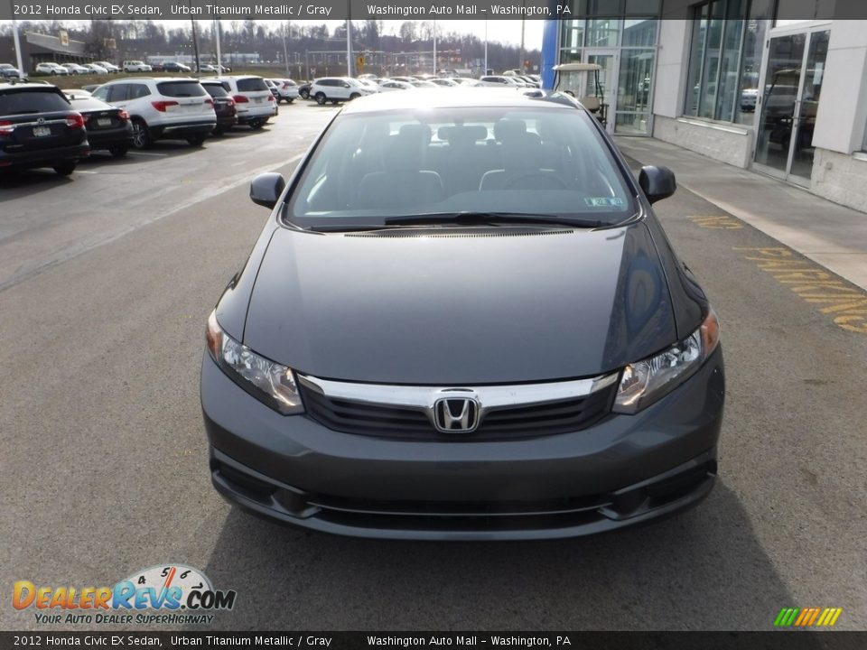 2012 Honda Civic EX Sedan Urban Titanium Metallic / Gray Photo #5
