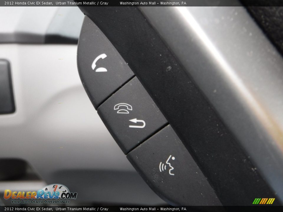 2012 Honda Civic EX Sedan Urban Titanium Metallic / Gray Photo #21