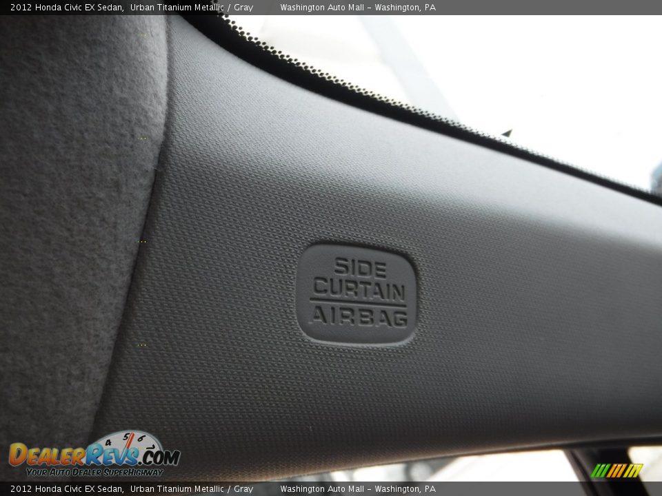 2012 Honda Civic EX Sedan Urban Titanium Metallic / Gray Photo #22