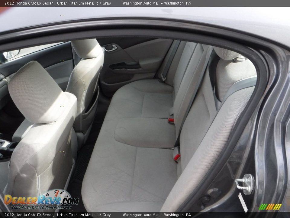 2012 Honda Civic EX Sedan Urban Titanium Metallic / Gray Photo #23