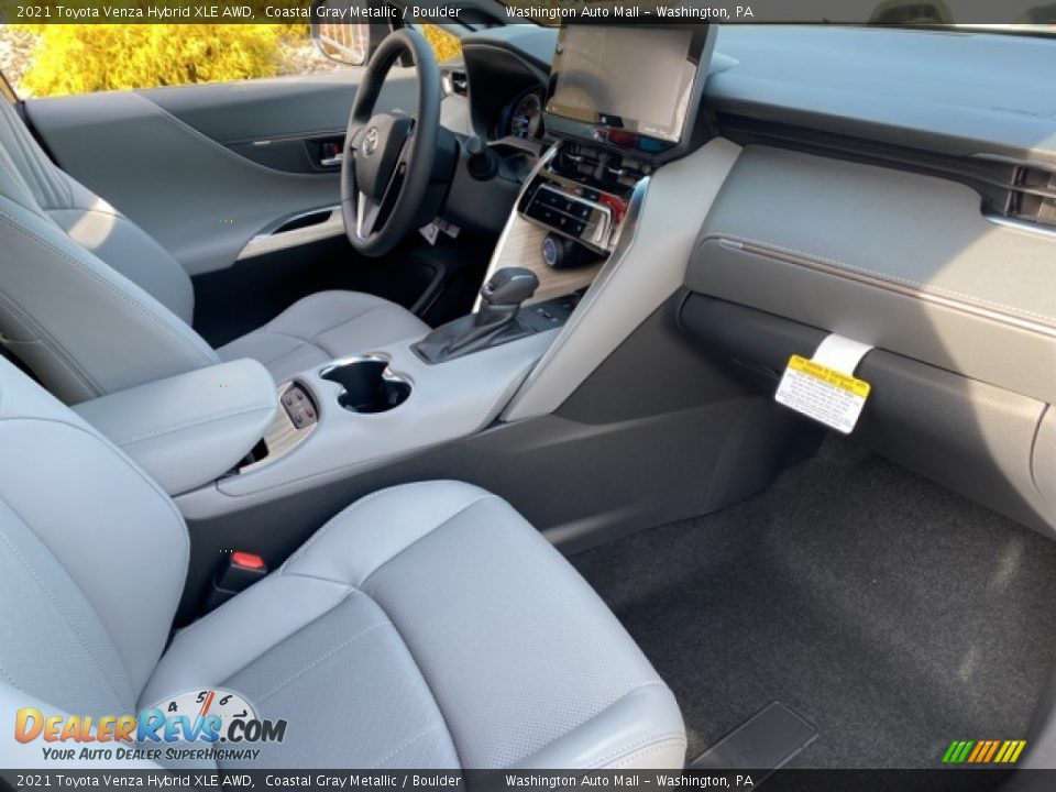 2021 Toyota Venza Hybrid XLE AWD Coastal Gray Metallic / Boulder Photo #10