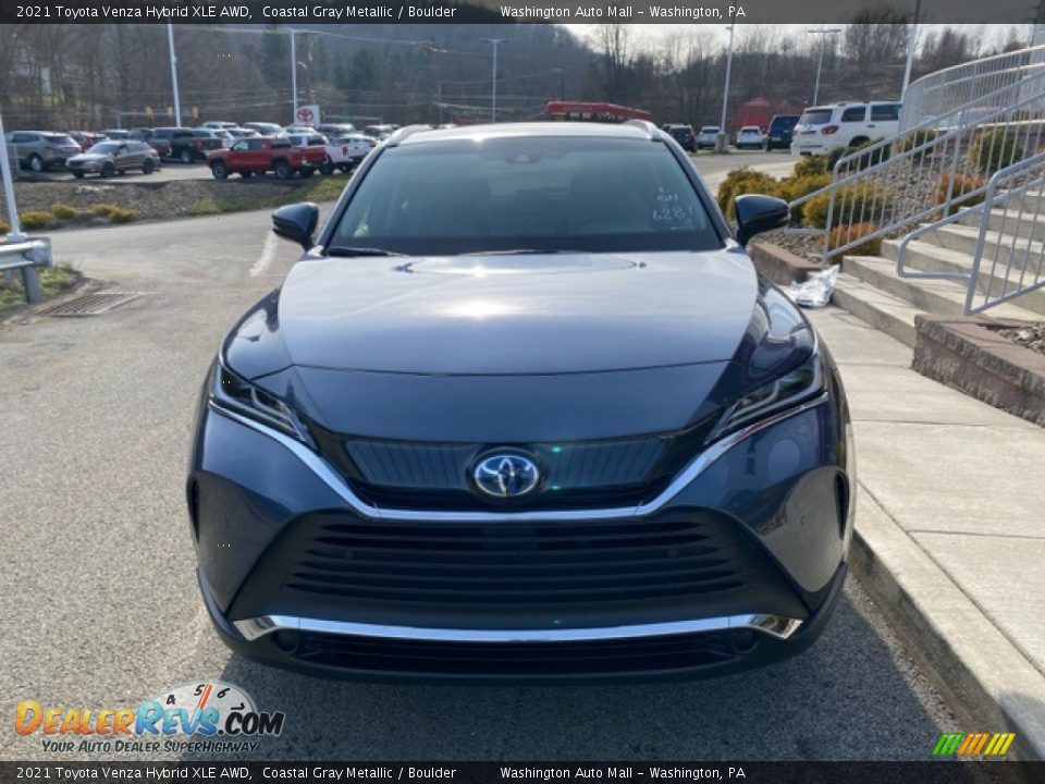 2021 Toyota Venza Hybrid XLE AWD Coastal Gray Metallic / Boulder Photo #11