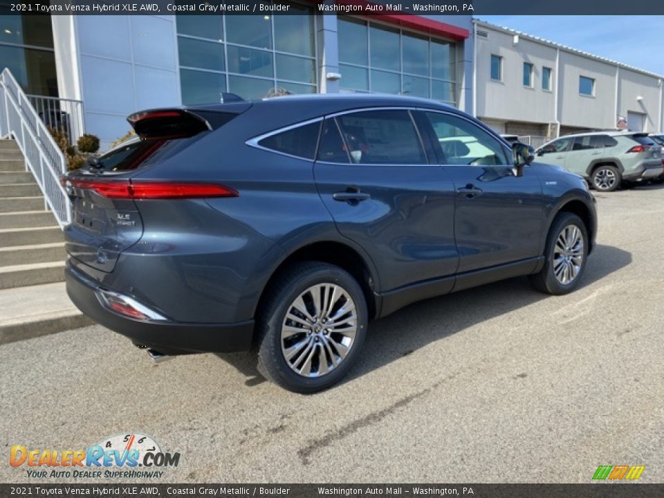 2021 Toyota Venza Hybrid XLE AWD Coastal Gray Metallic / Boulder Photo #13