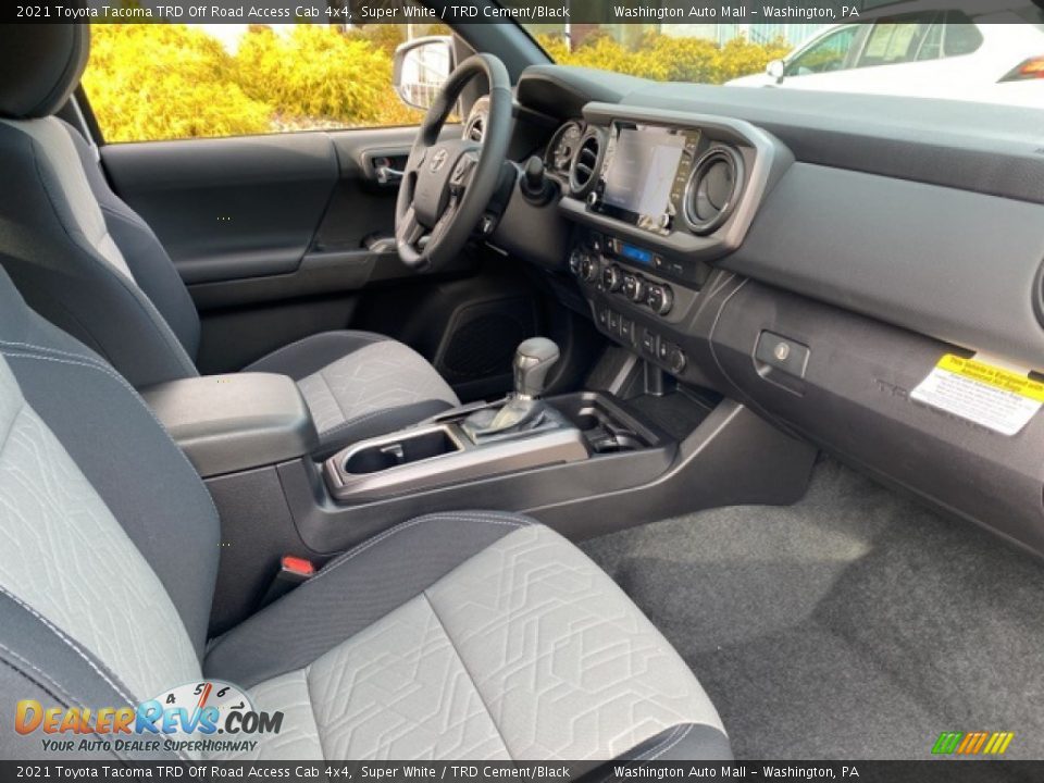 Front Seat of 2021 Toyota Tacoma TRD Off Road Access Cab 4x4 Photo #10
