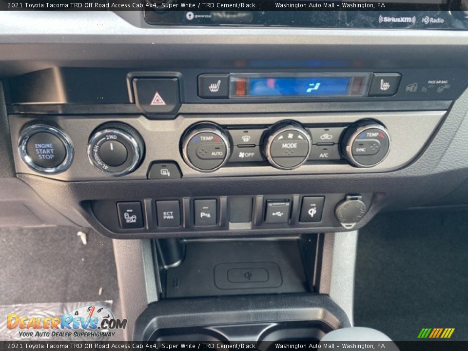 Controls of 2021 Toyota Tacoma TRD Off Road Access Cab 4x4 Photo #16