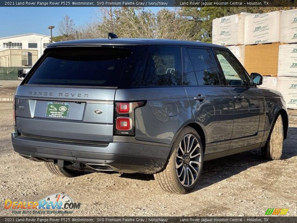 2021 Land Rover Range Rover P525 Westminster SVO Premium Palette Gray / Ivory/Navy Photo #3