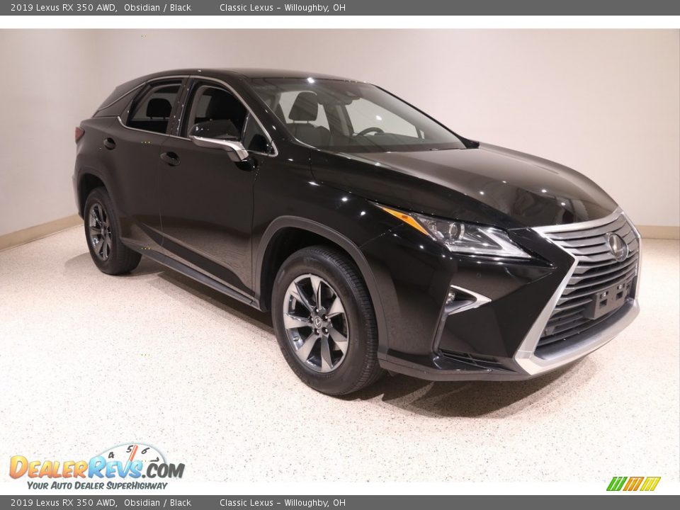 2019 Lexus RX 350 AWD Obsidian / Black Photo #1