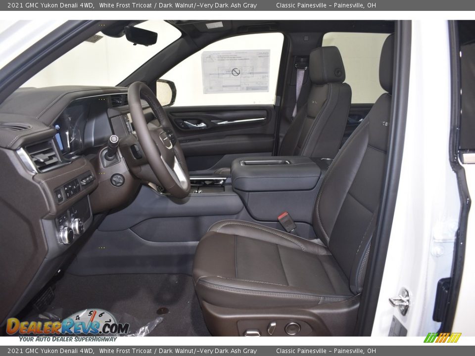 Dark Walnut/­Very Dark Ash Gray Interior - 2021 GMC Yukon Denali 4WD Photo #7