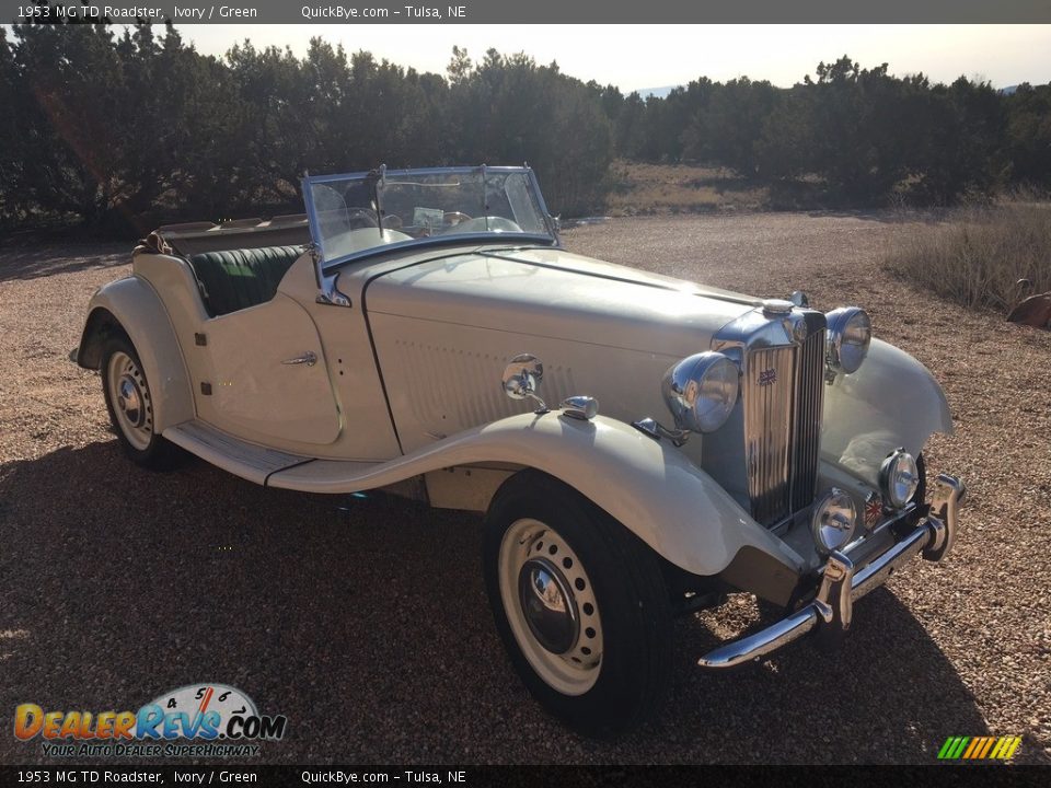 Ivory 1953 MG TD Roadster Photo #7