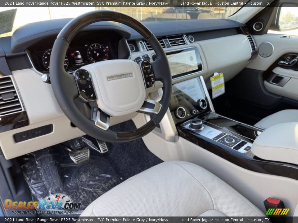 2021 Land Rover Range Rover P525 Westminster SVO Premium Palette Gray / Ivory/Navy Photo #14