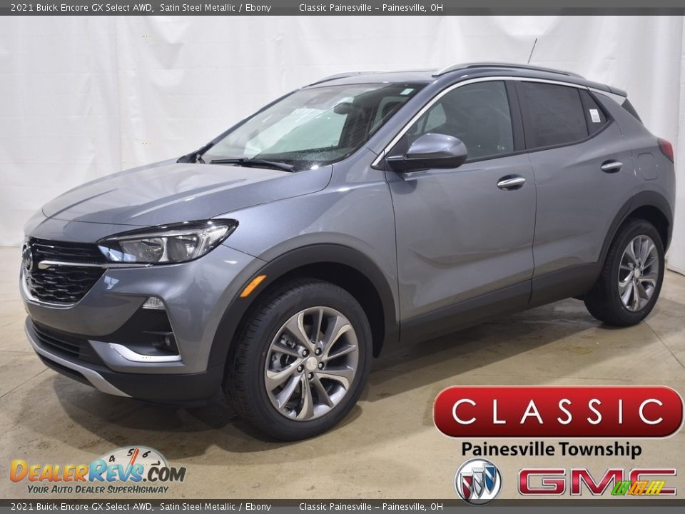 2021 Buick Encore GX Select AWD Satin Steel Metallic / Ebony Photo #1