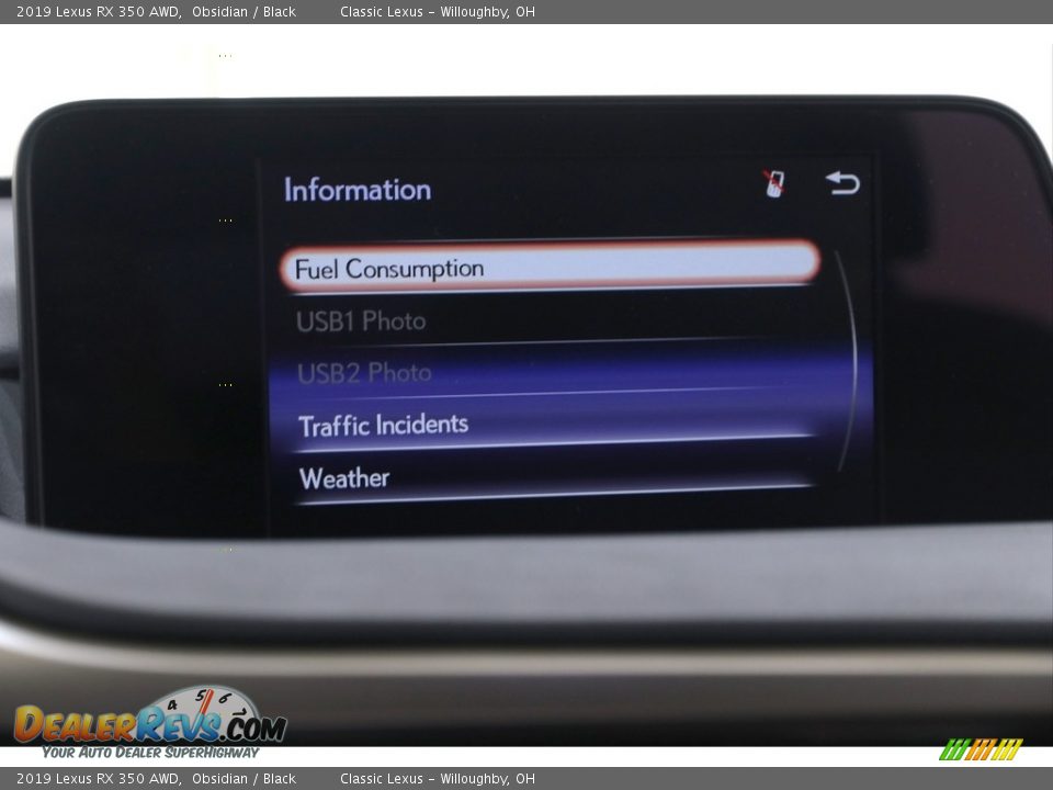 2019 Lexus RX 350 AWD Obsidian / Black Photo #15
