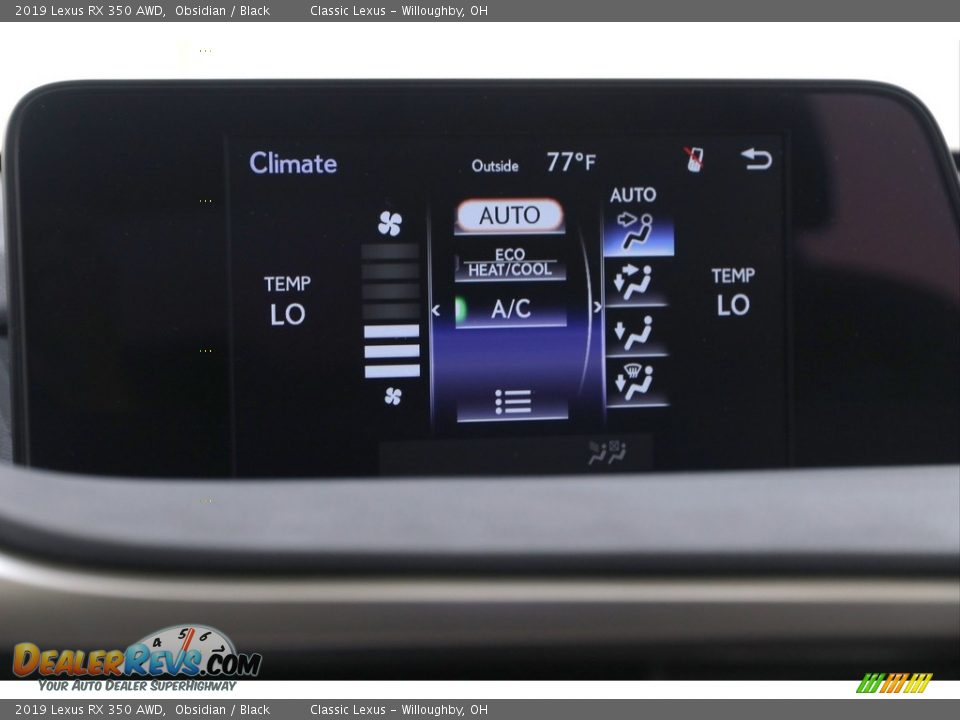 2019 Lexus RX 350 AWD Obsidian / Black Photo #18