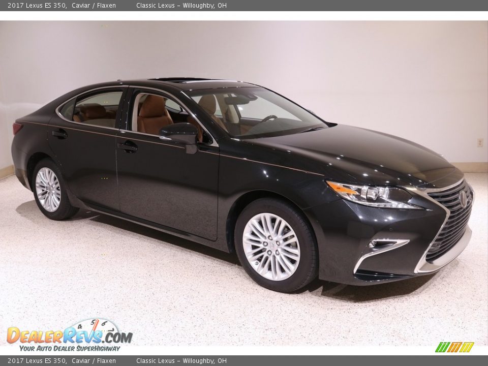 2017 Lexus ES 350 Caviar / Flaxen Photo #1