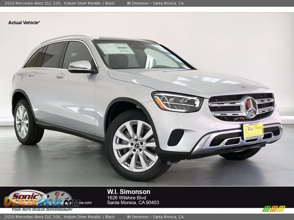 2020 Mercedes-Benz GLC 300 Iridium Silver Metallic / Black Photo #1