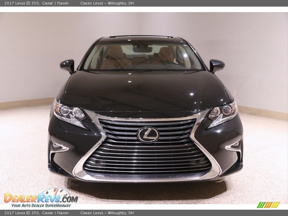 2017 Lexus ES 350 Caviar / Flaxen Photo #2