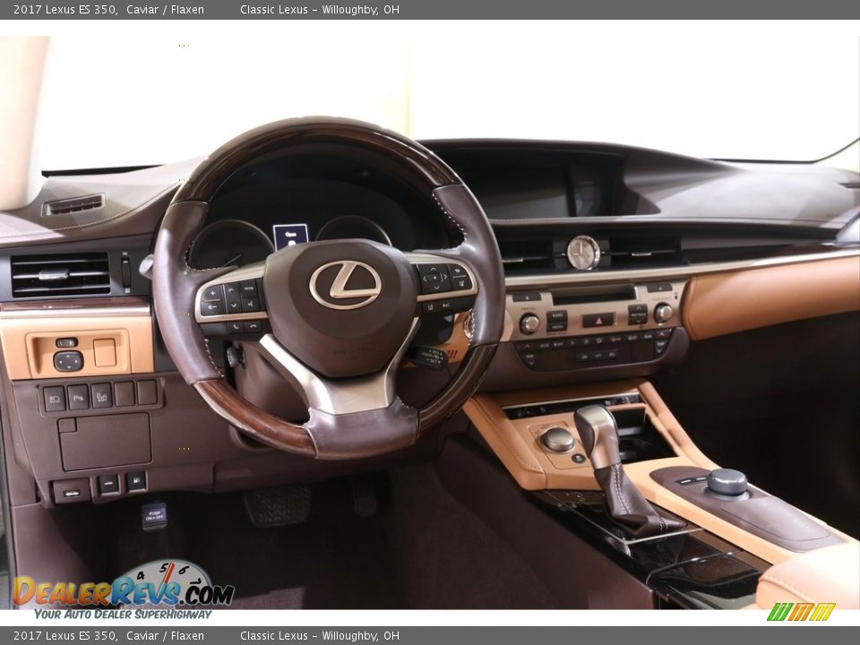 2017 Lexus ES 350 Caviar / Flaxen Photo #6