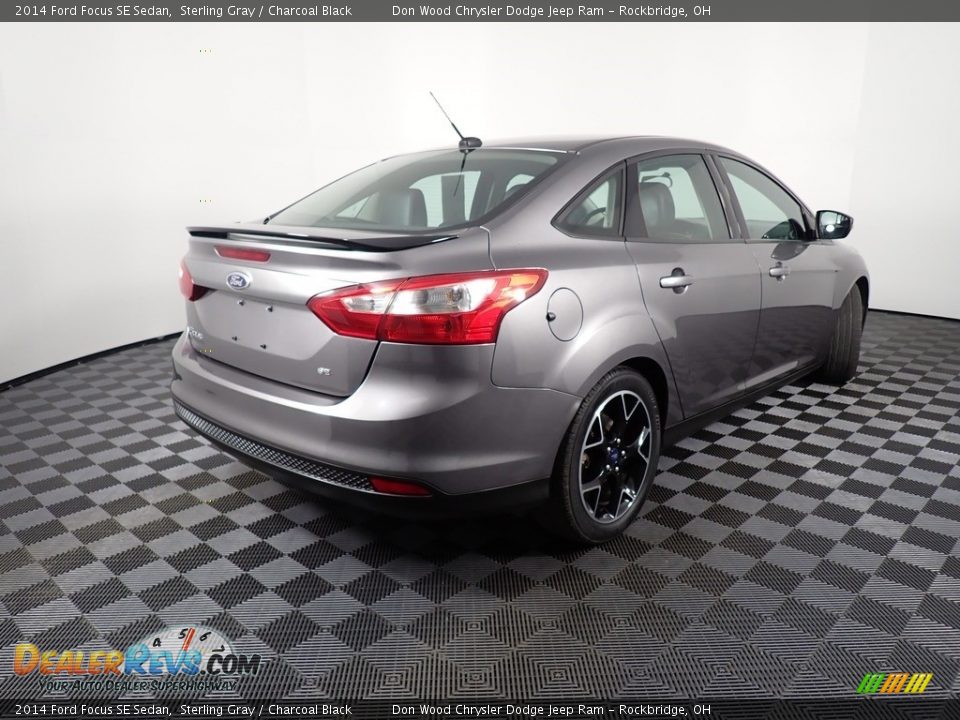 2014 Ford Focus SE Sedan Sterling Gray / Charcoal Black Photo #13