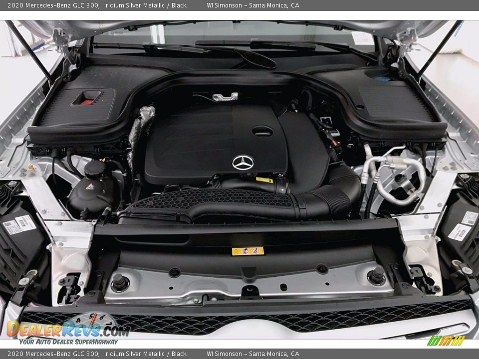 2020 Mercedes-Benz GLC 300 Iridium Silver Metallic / Black Photo #8