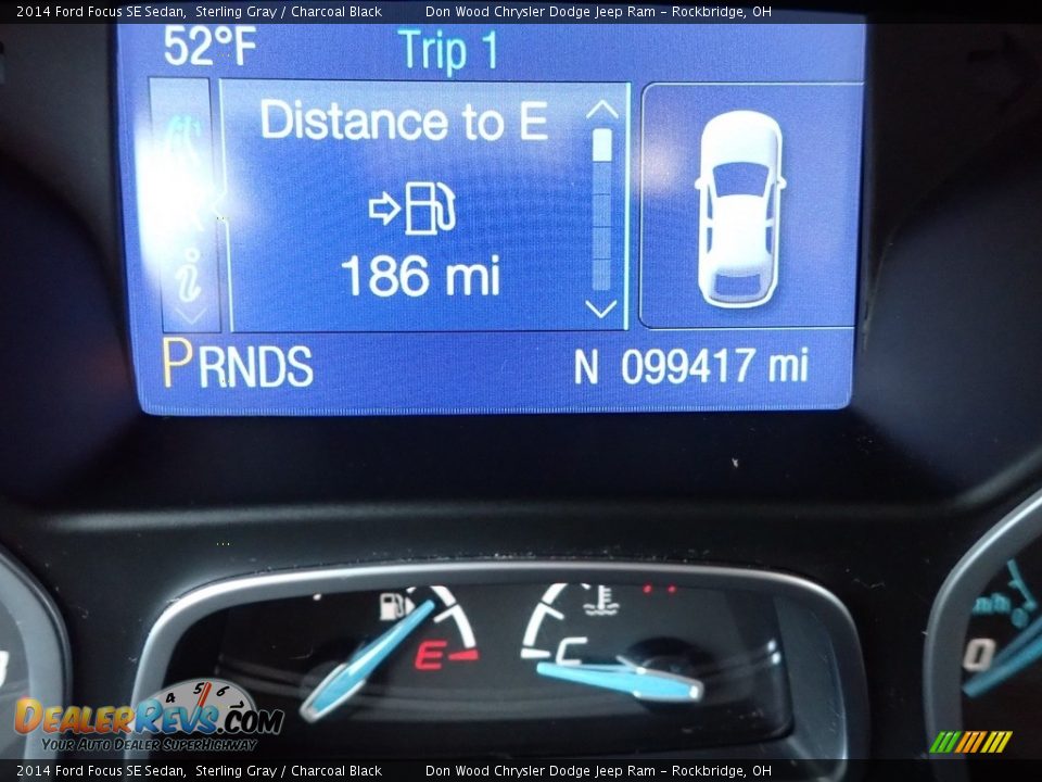 2014 Ford Focus SE Sedan Sterling Gray / Charcoal Black Photo #20