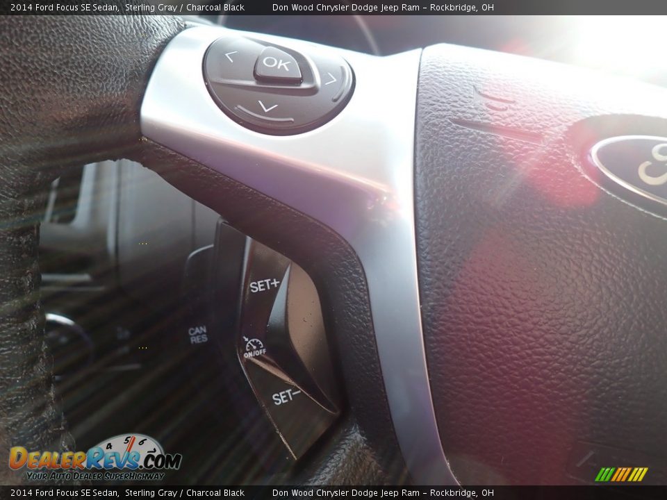 2014 Ford Focus SE Sedan Sterling Gray / Charcoal Black Photo #22