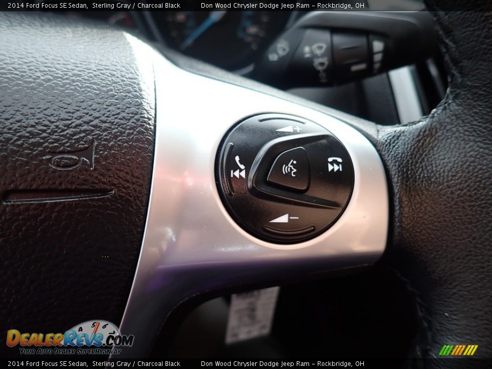 2014 Ford Focus SE Sedan Sterling Gray / Charcoal Black Photo #23