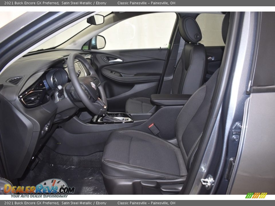 Ebony Interior - 2021 Buick Encore GX Preferred Photo #6