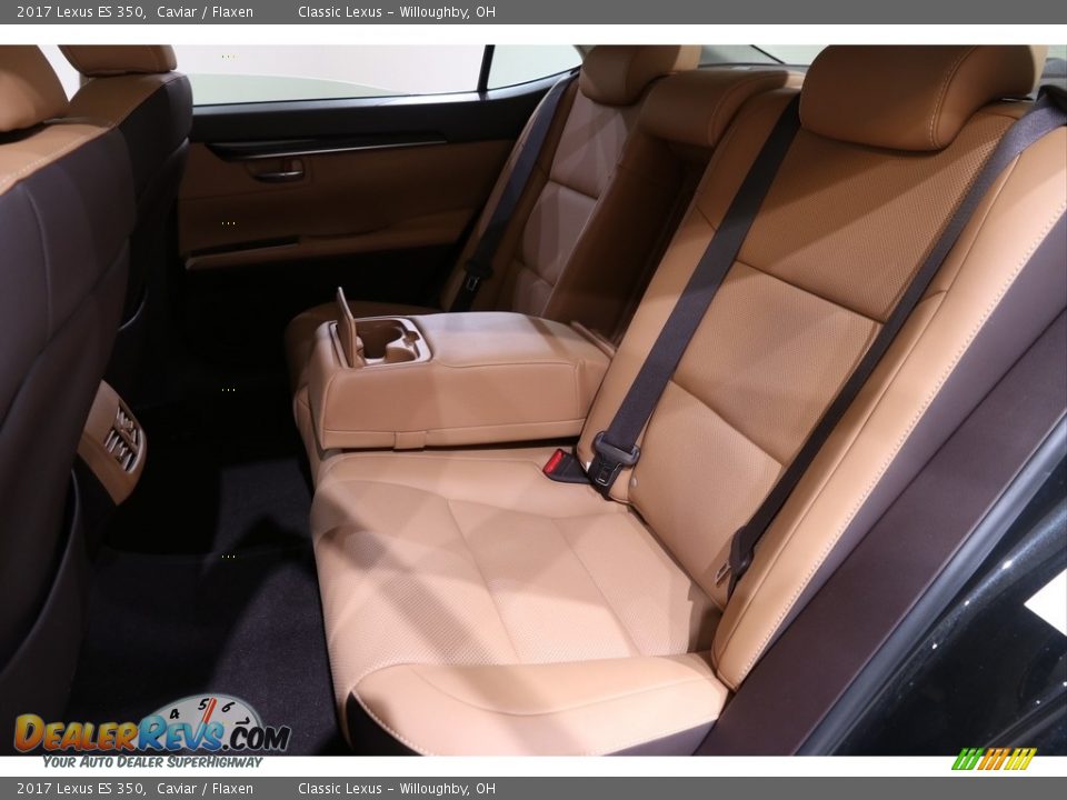 2017 Lexus ES 350 Caviar / Flaxen Photo #21