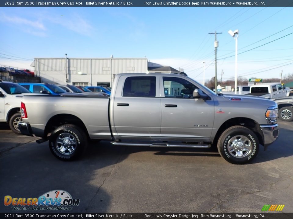 2021 Ram 3500 Tradesman Crew Cab 4x4 Billet Silver Metallic / Black Photo #7